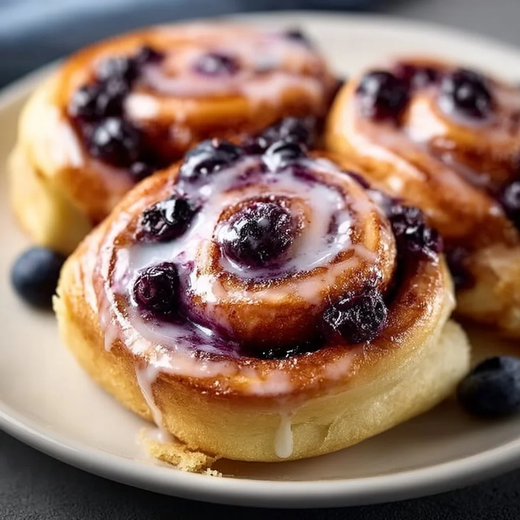 Blueberry Cinnamon Rolls
