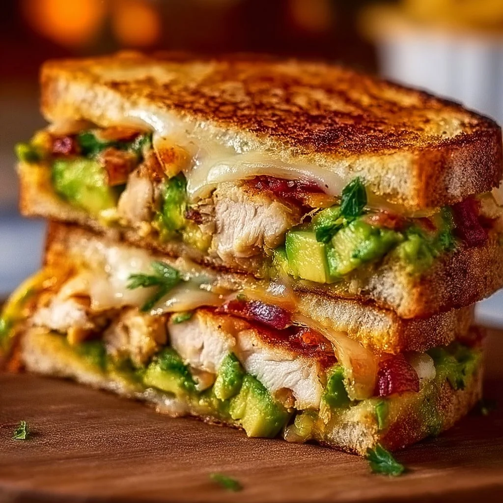 Chicken Avocado Melt Sandwich