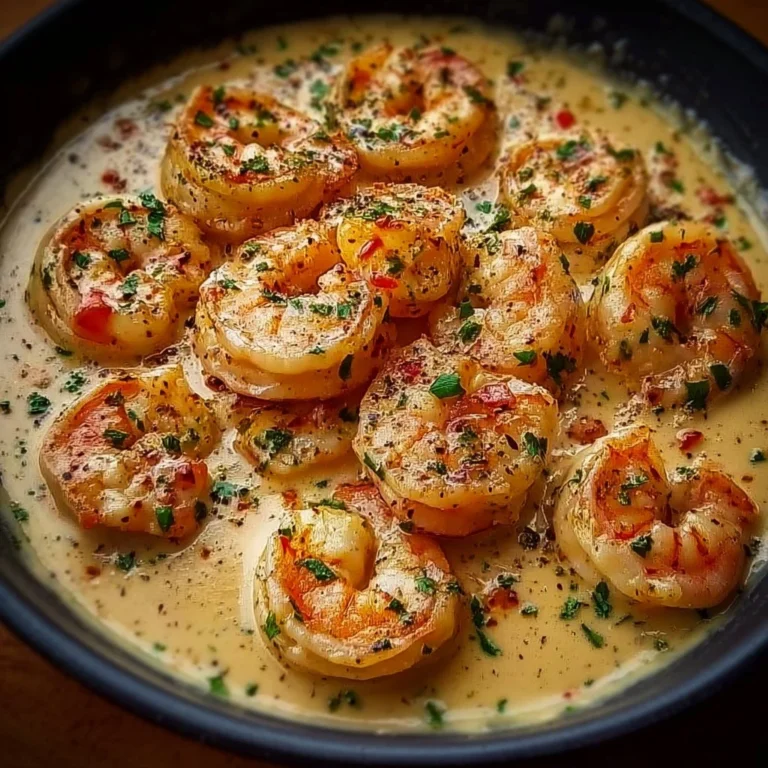 Delicious creamy Shrimp Newburg served in a bowl, perfect for seafood lovers.