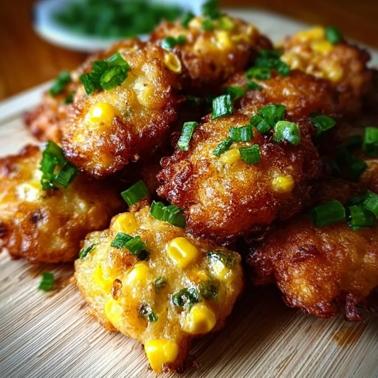 Delicious jalapeno corn fritters served on a plate