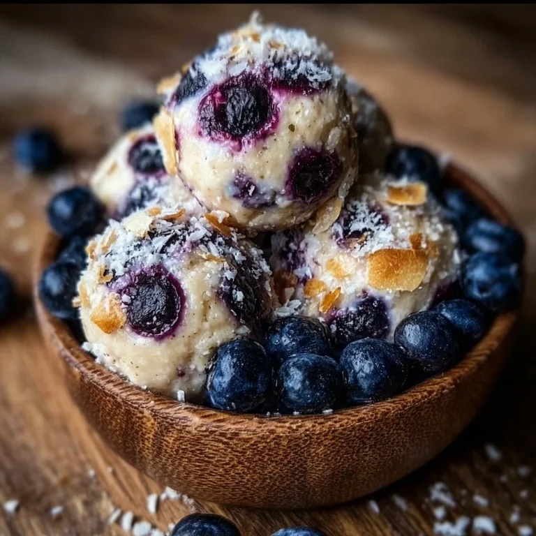 Lemon Blueberry Cottage Cheese Protein Bites - healthy protein snack.