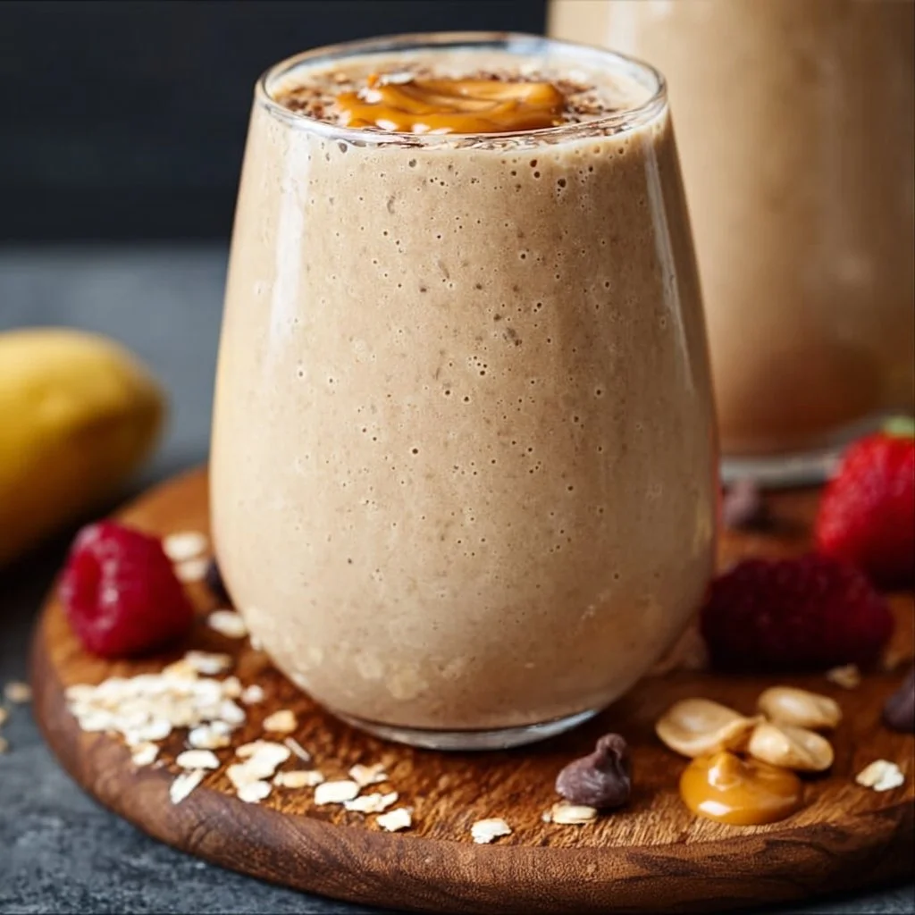 Peanut Butter Oatmeal Smoothie