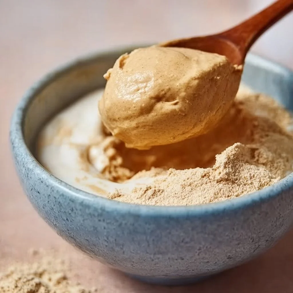 Peanut Butter Powder and Greek Yogurt Blend