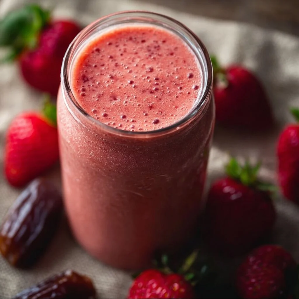 Strawberry Date Smoothie