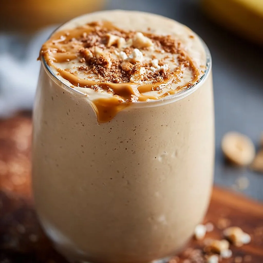 3-Ingredient Peanut Butter Banana Smoothie