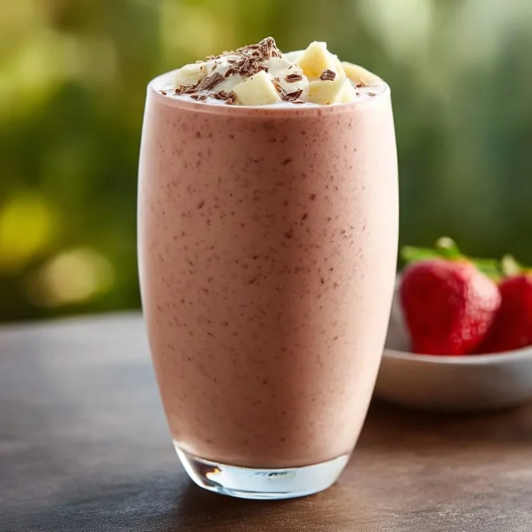 Delicious Bahama Mama Smoothie with tropical fruits and vibrant colors