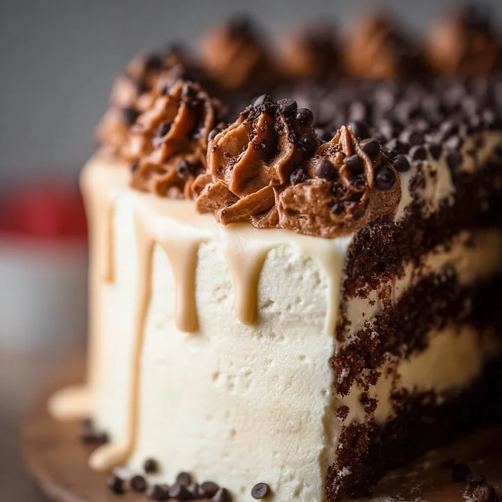 Chocolate Chip Buttercream Cake