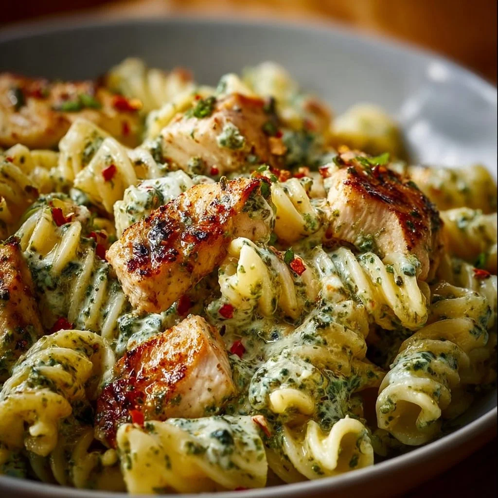Creamy Pesto Chicken Pasta