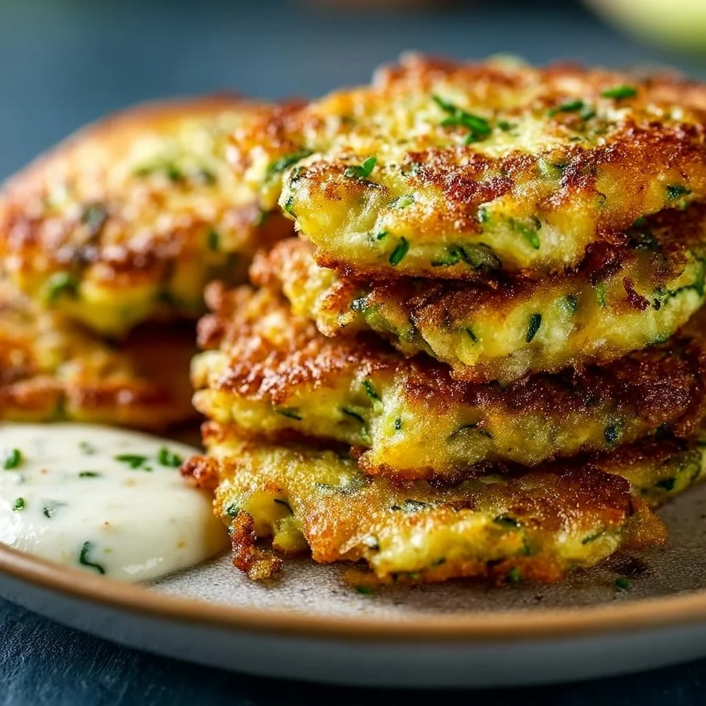 Crispy Zucchini Fritters