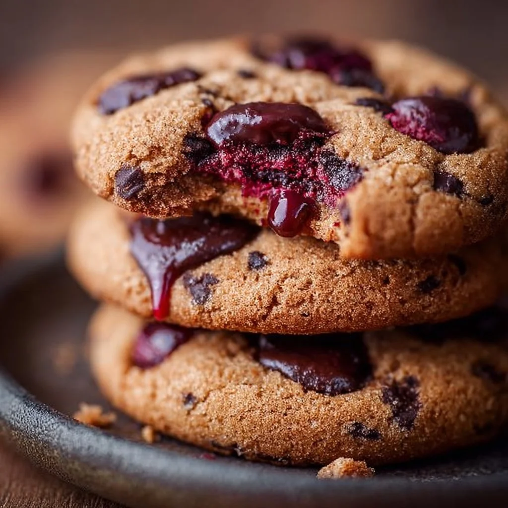 Heavenly Maraschino Cherry Chocolate Chip Cookies