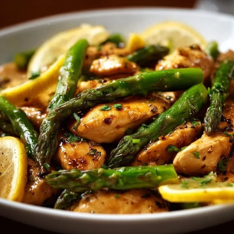 Lemon Chicken Asparagus Stir-Fry recipe with vibrant vegetables