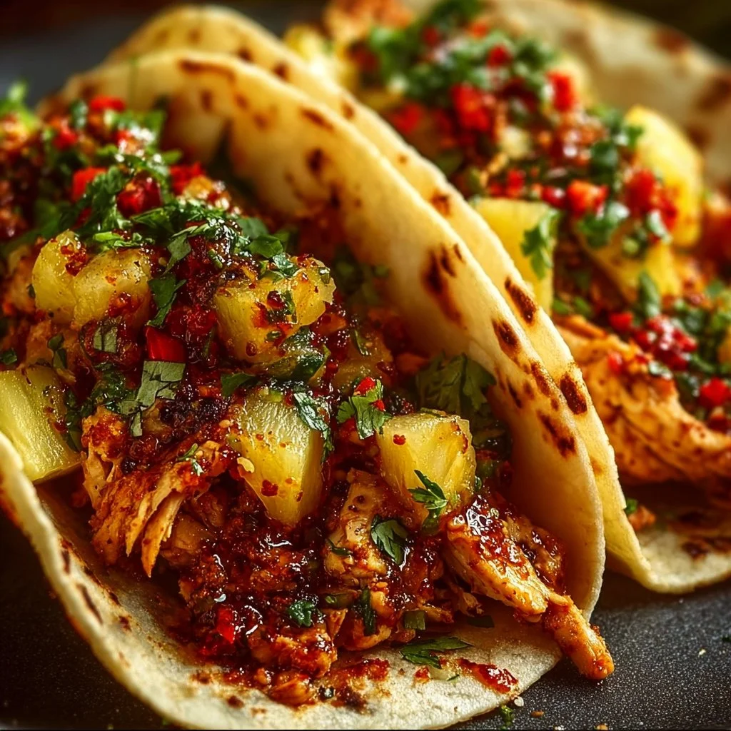 Pineapple Chicken Tacos
