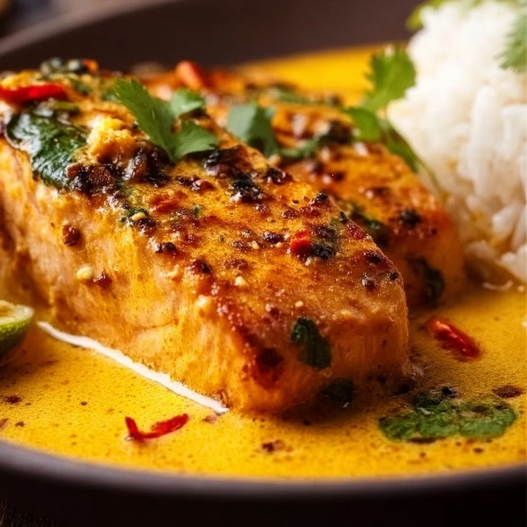 Salmon Coconut Curry