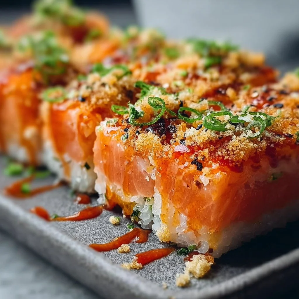 Salmon Sushi Bake