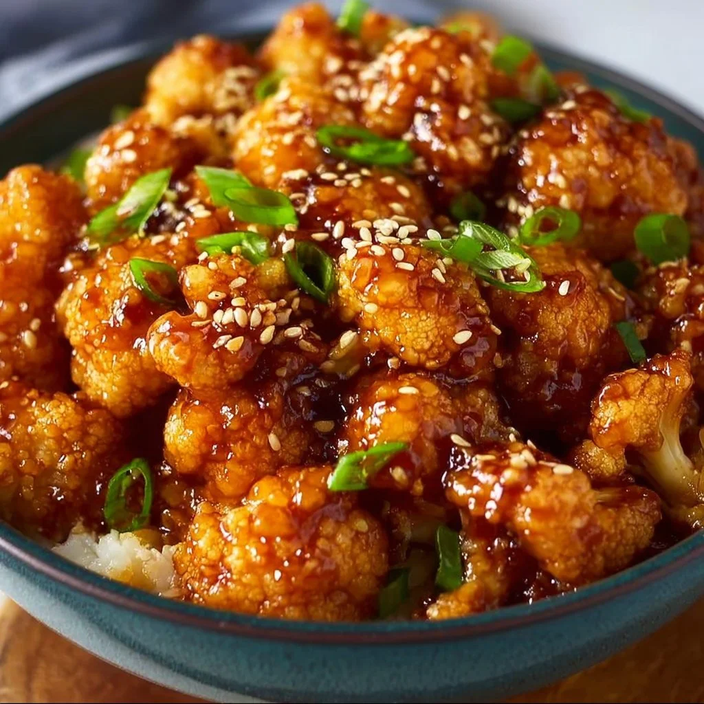 Sticky Sesame Cauliflower