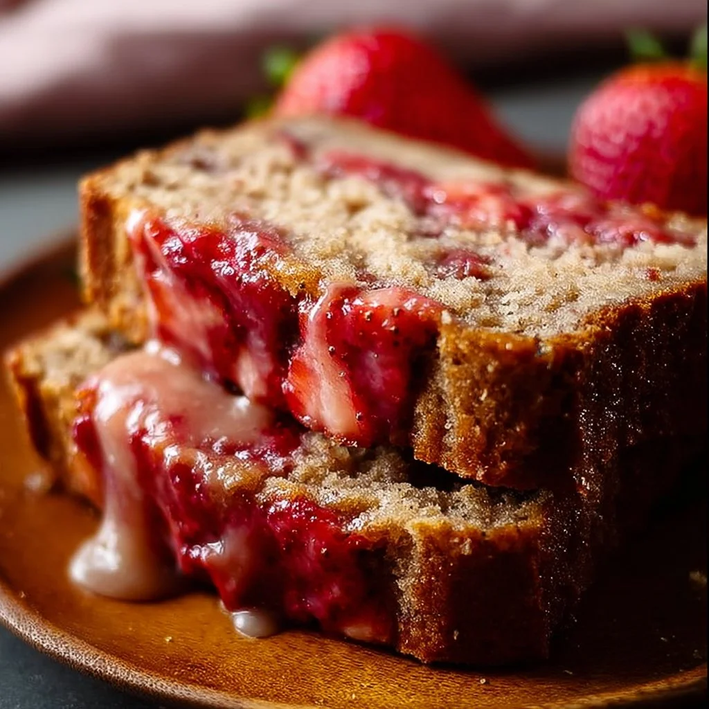 Strawberry Banana Bread