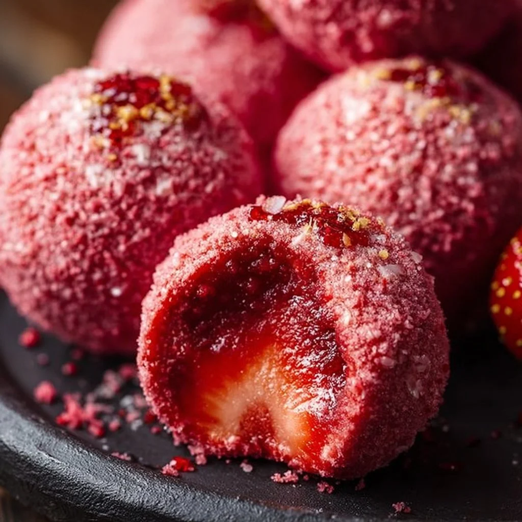 Strawberry Bliss Truffles