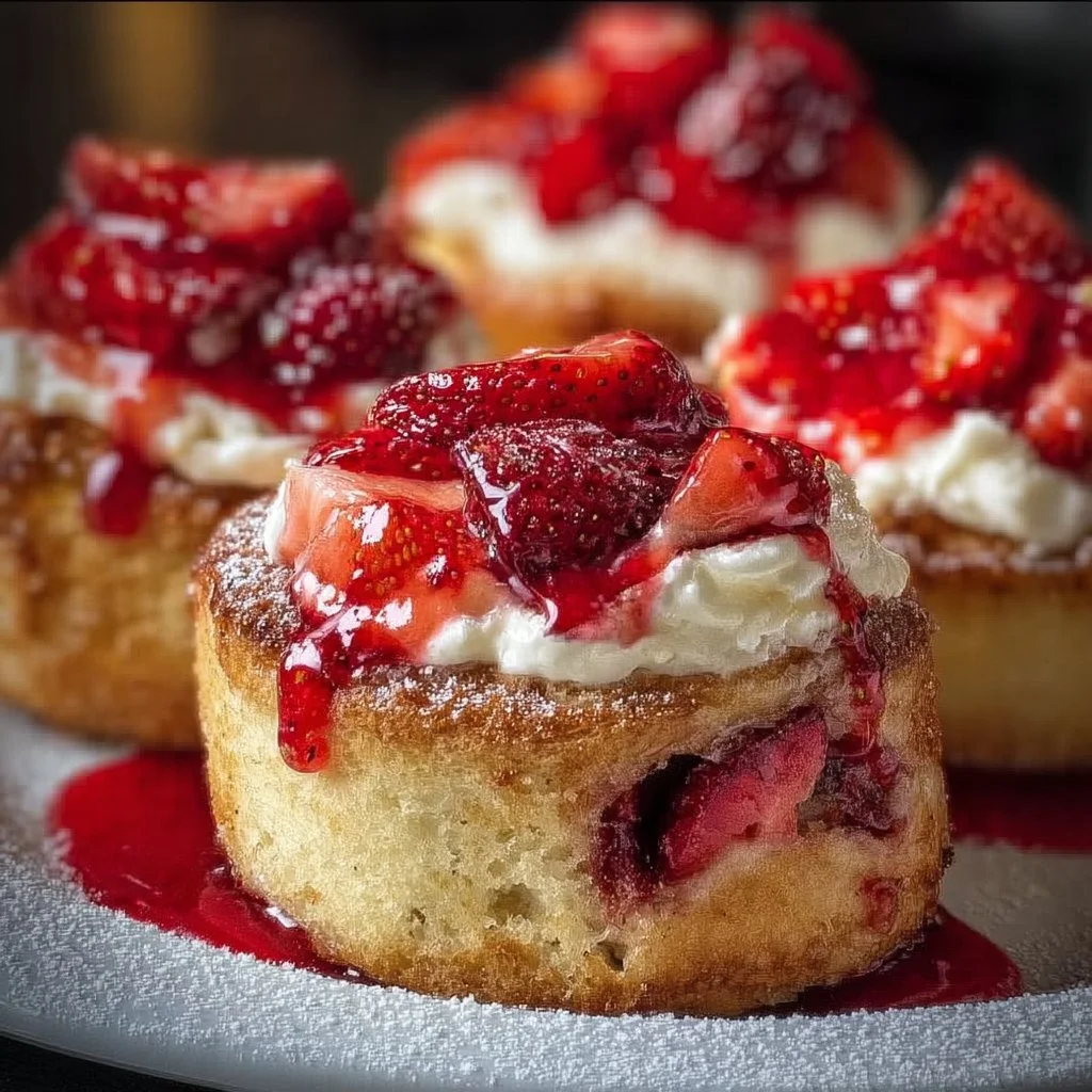 Strawberry Cheesecake Sweet Rolls