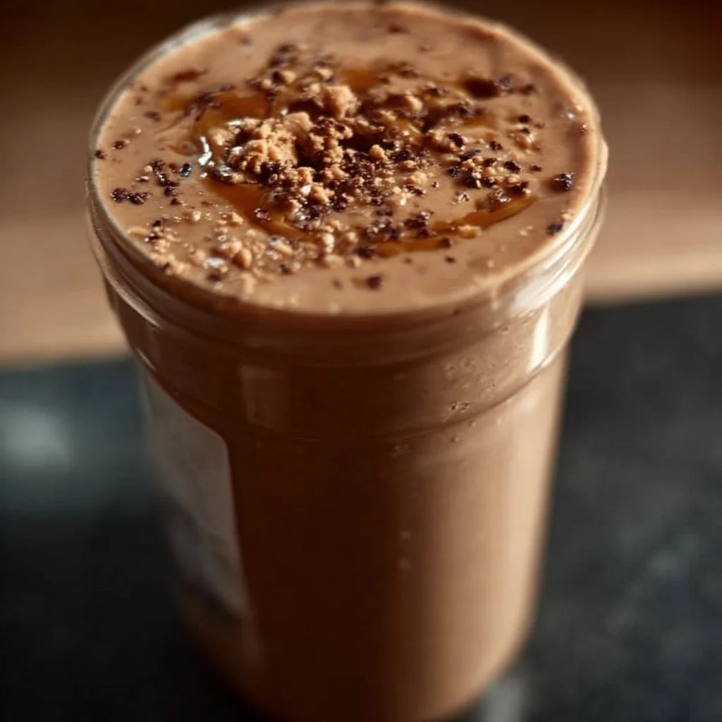 Vegan Chocolate Peanut Butter Protein Shake