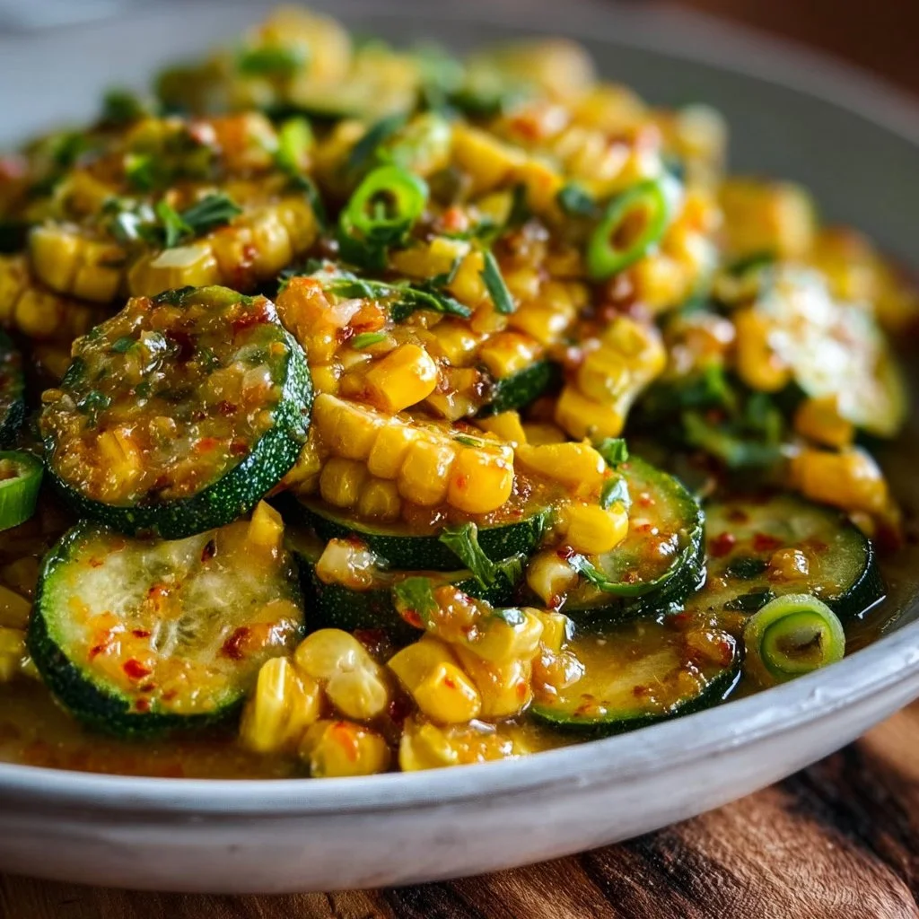 Zucchini and Corn: Little Zucchinis