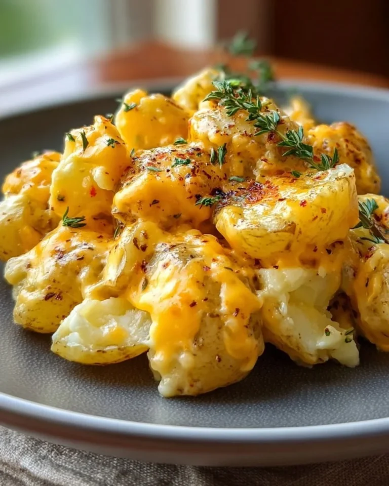 3-Ingredient Cheesy Ranch Potatoes dish served in a bowl