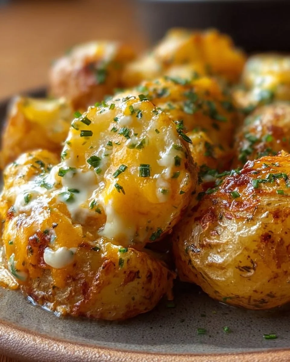 3-Ingredient Cheesy Ranch Potatoes
