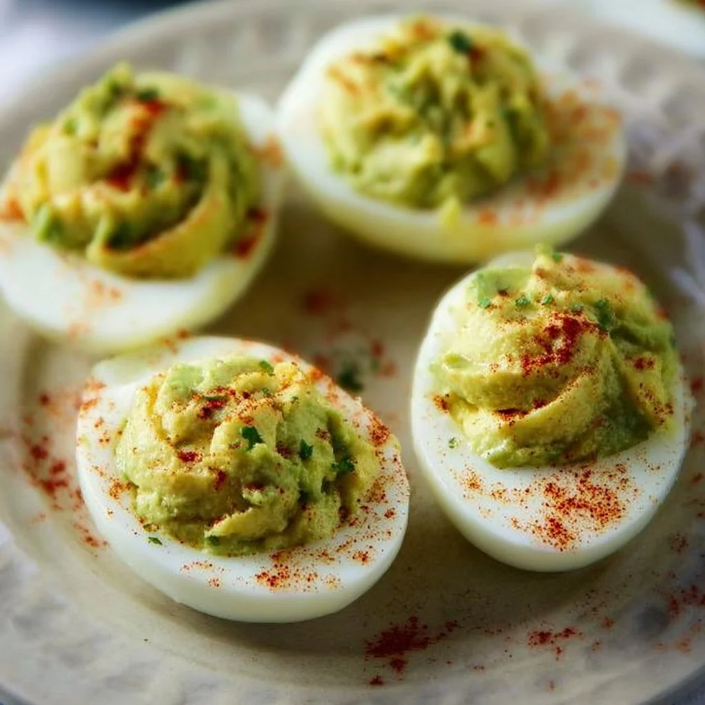 Avocado Deviled Eggs
