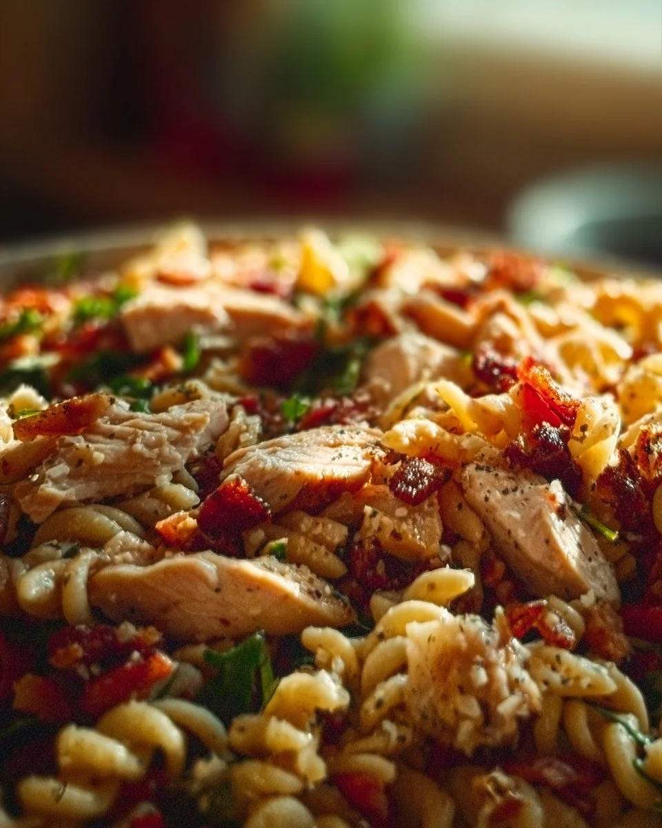 BBQ Chicken Pasta Salad