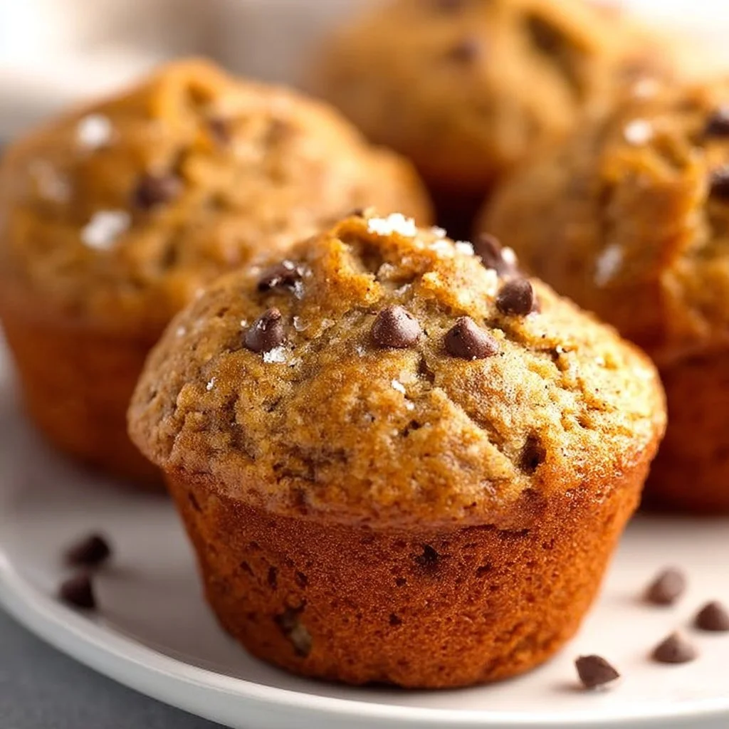 Delicious banana bread protein muffins for a healthy snack