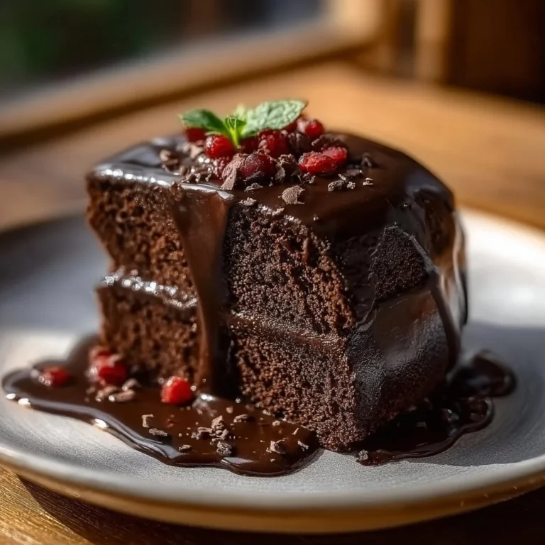 Delicious Brick Street Chocolate Cake with rich frosting and chocolate layers