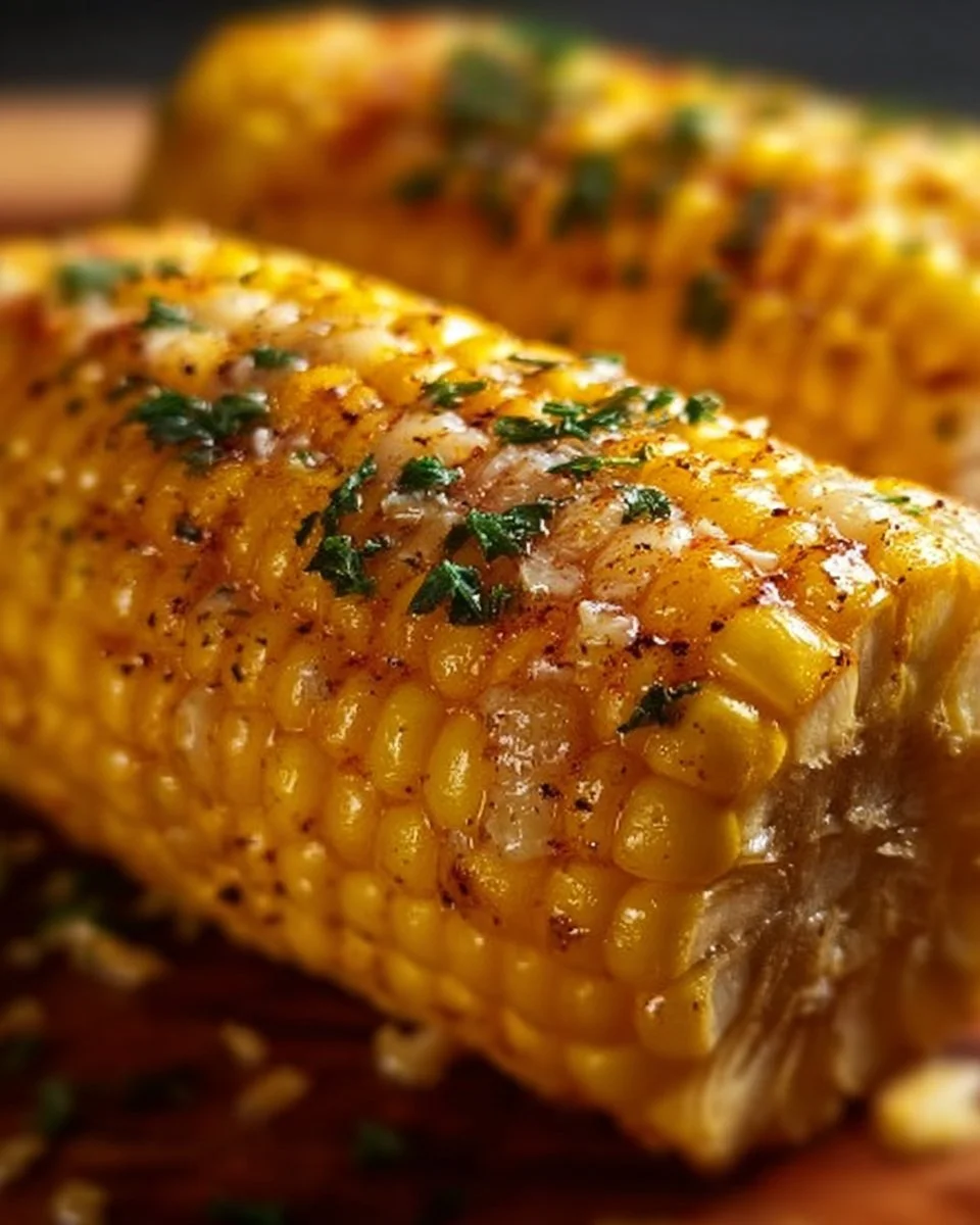 Buttery Garlic Corn on the Cob