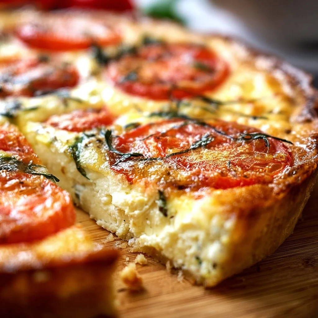 Caprese Quiche