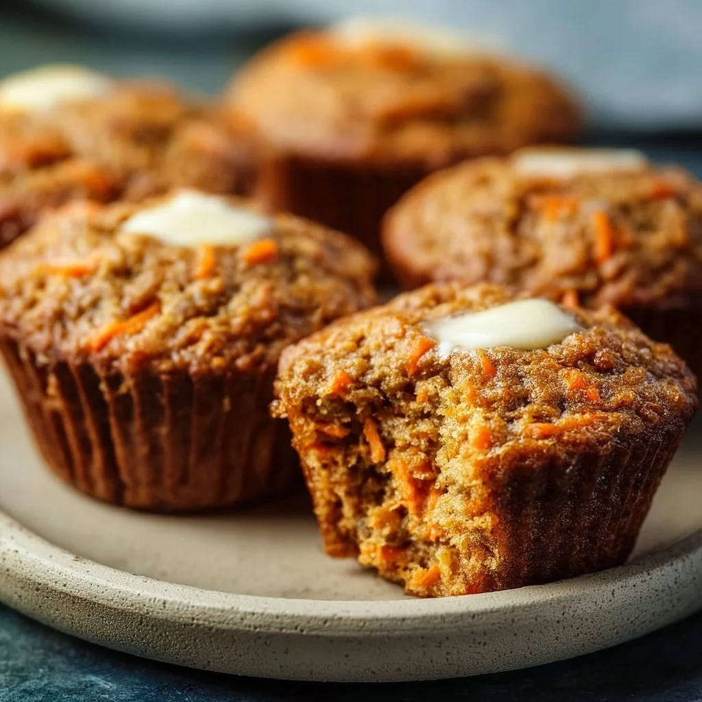 Healthy Carrot Lentil Muffins packed with protein for a nutritious snack