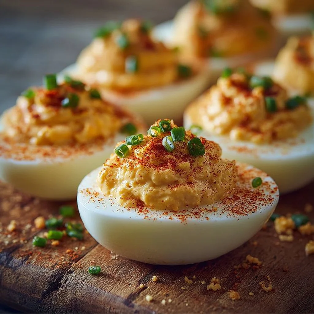 Classic Deviled Eggs with a Twist