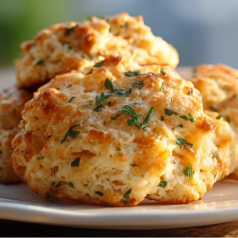 Freshly baked Cheddar Bay Biscuits inspired by Red Lobster's recipe