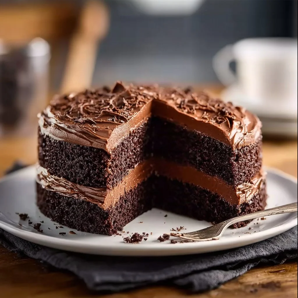 Delicious Costco chocolate cake, perfect for any celebration.