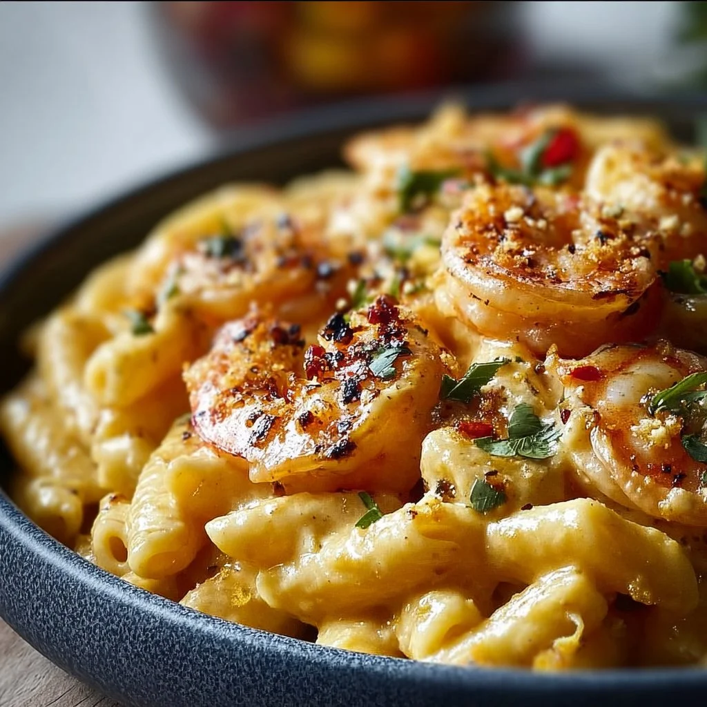 Creamy Jamaican Shrimp Rasta Pasta