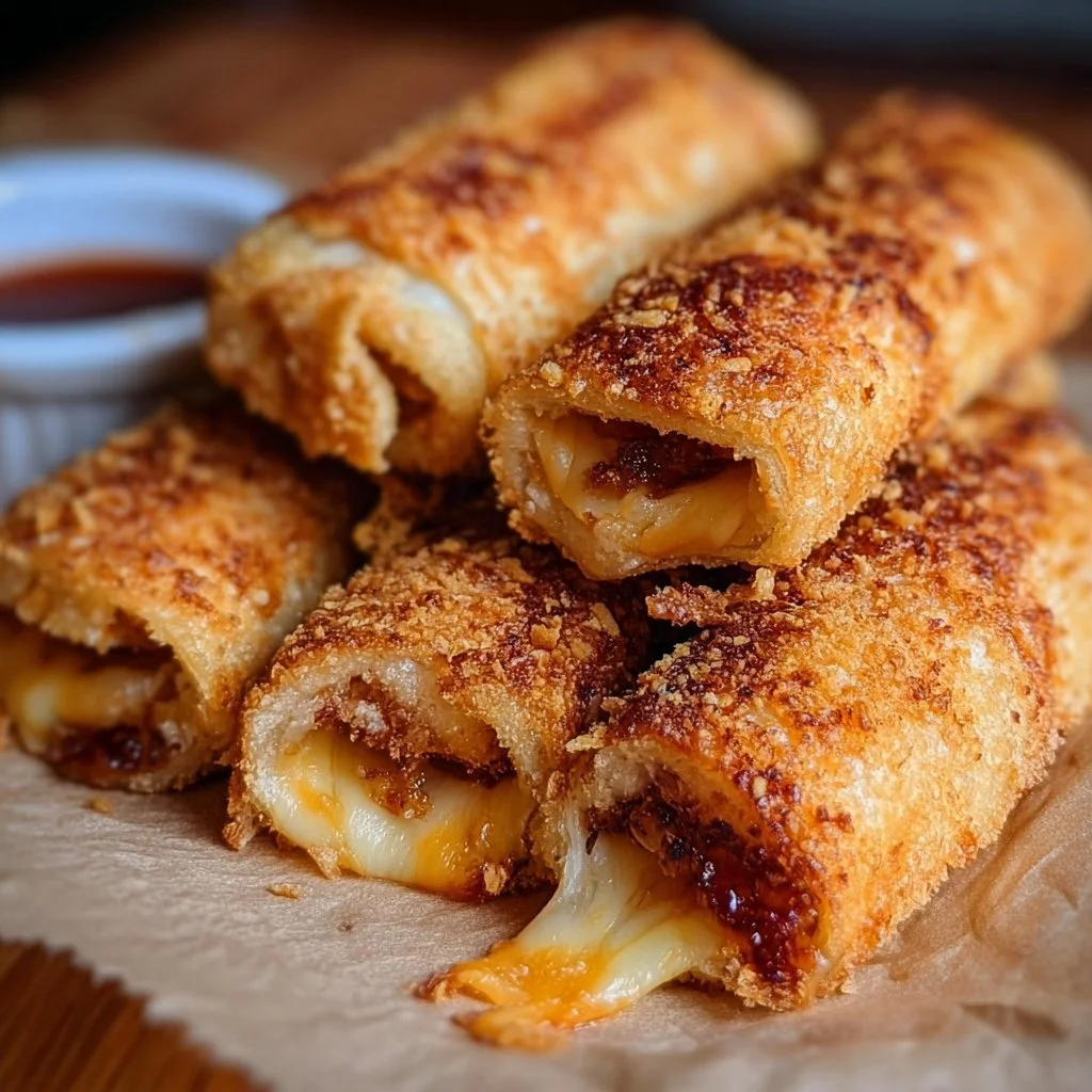 Crispy Cheesy Roll Ups