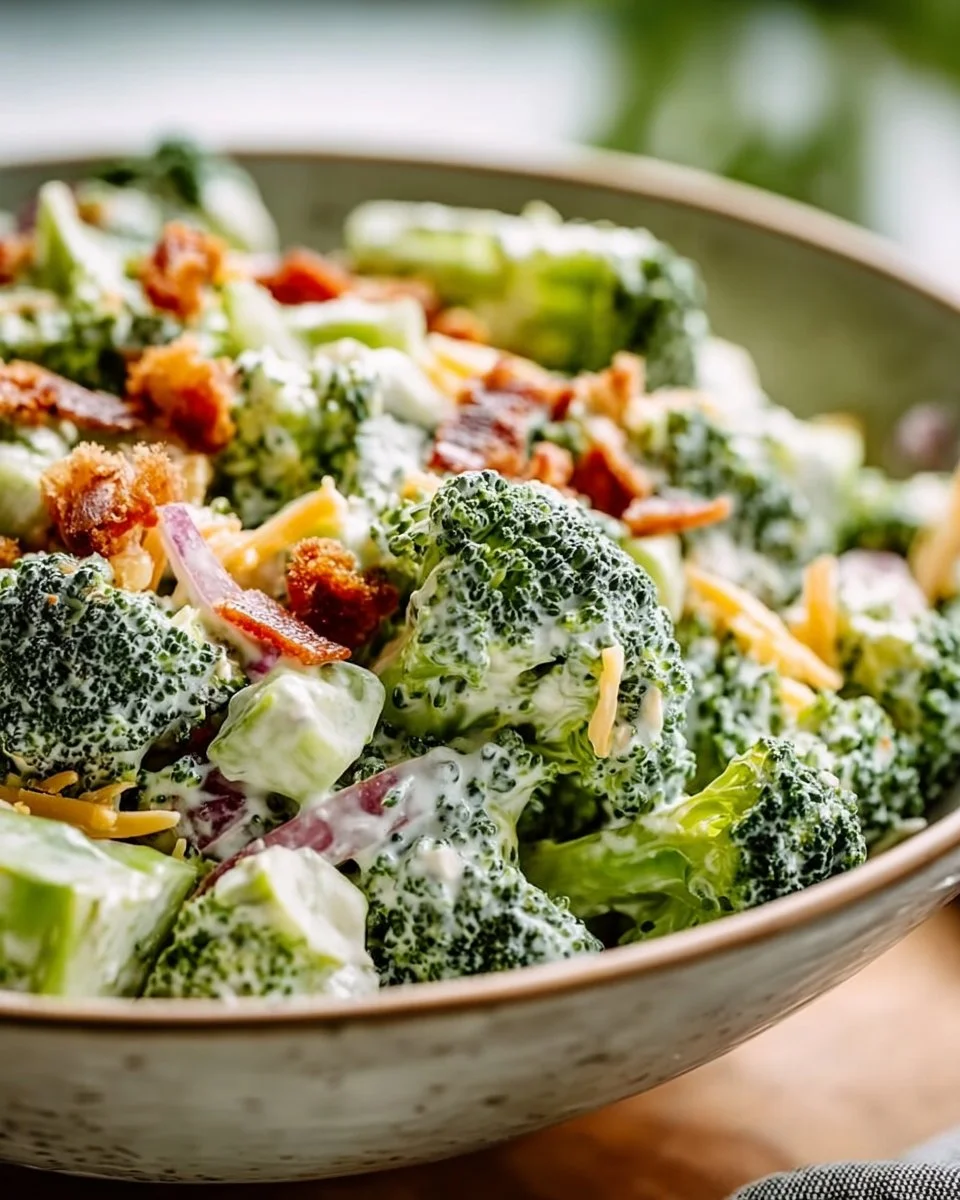 Delicious Broccoli Ranch Salad