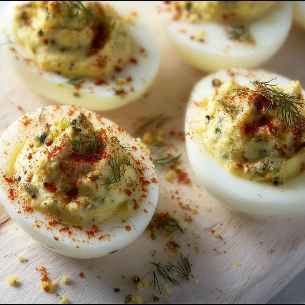 Deviled Eggs with Dill Relish