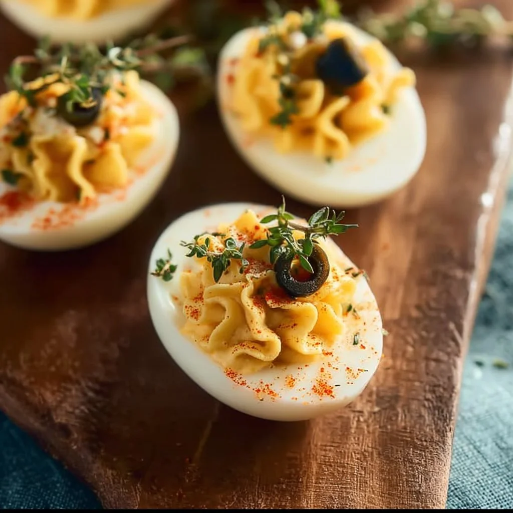 Dijon Deviled Eggs
