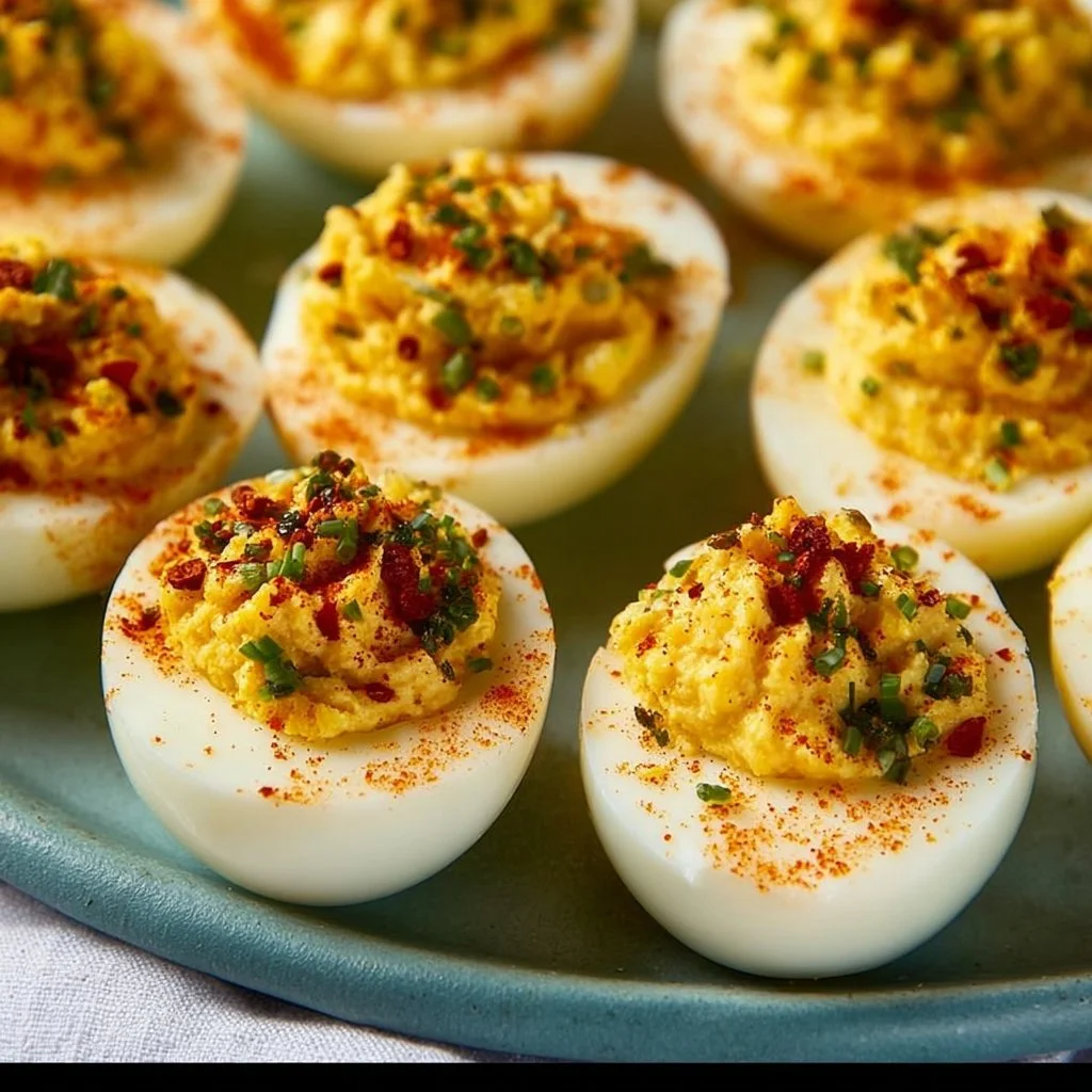 Easy Classic Southern Deviled Eggs with Relish