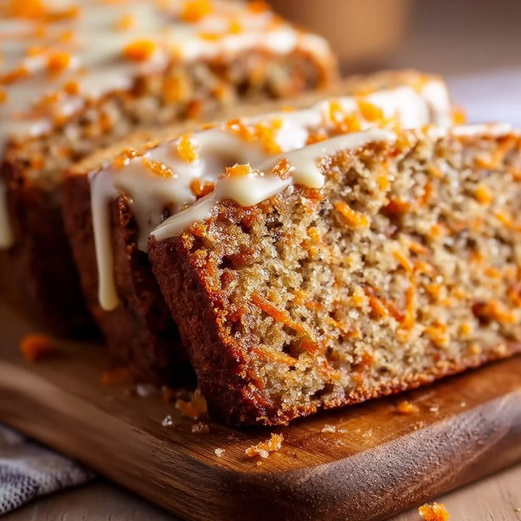 Fluffy Carrot Cake Banana Bread