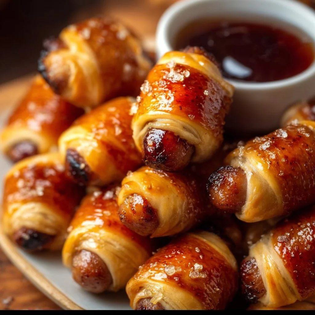 Glazed Pigs in a Blanket