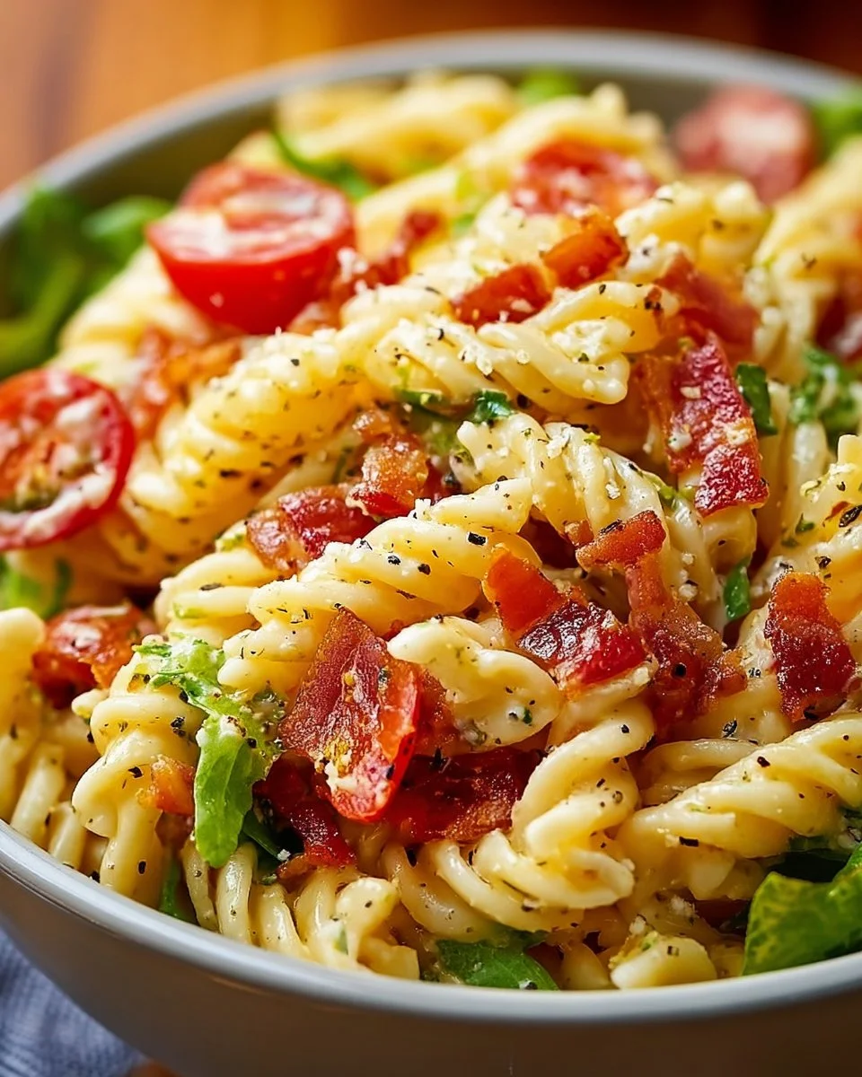 Gluten-Free Dairy-Free BLT Pasta Salad