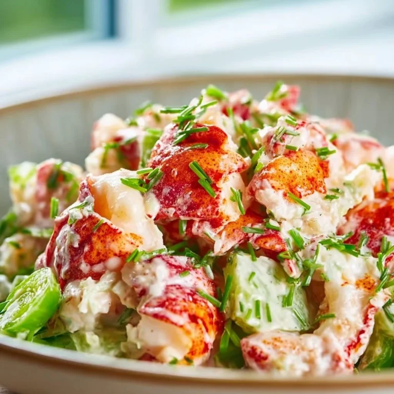 Gordon Ramsay's delicious lobster salad presented in a stylish plate