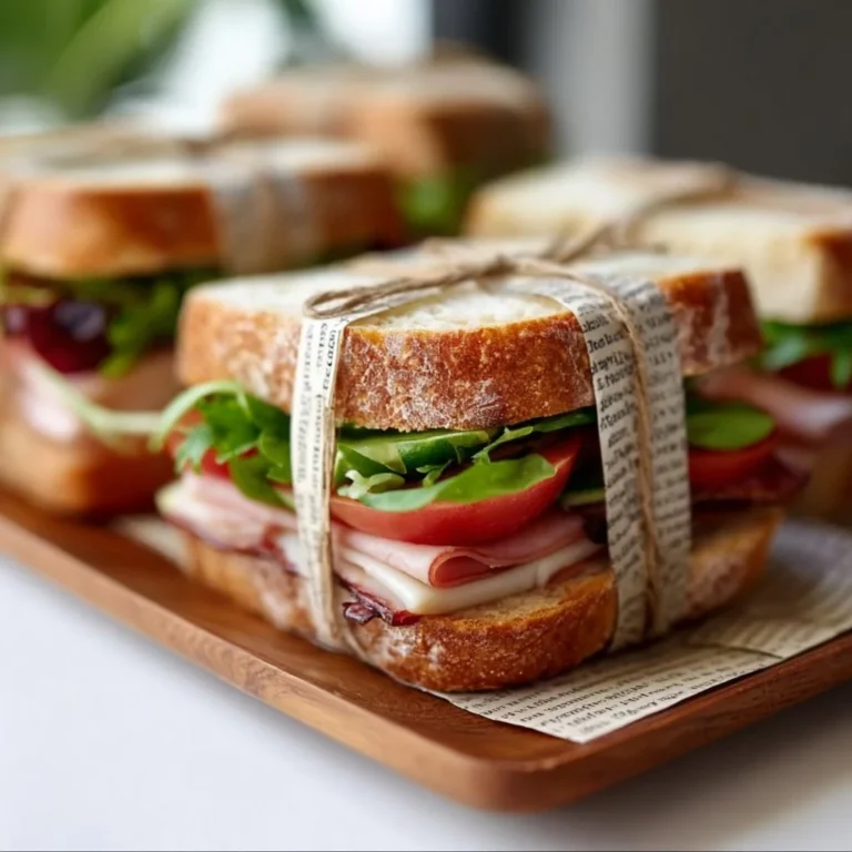 Delicious gourmet sandwiches made with high-quality ingredients on a rustic wooden board.