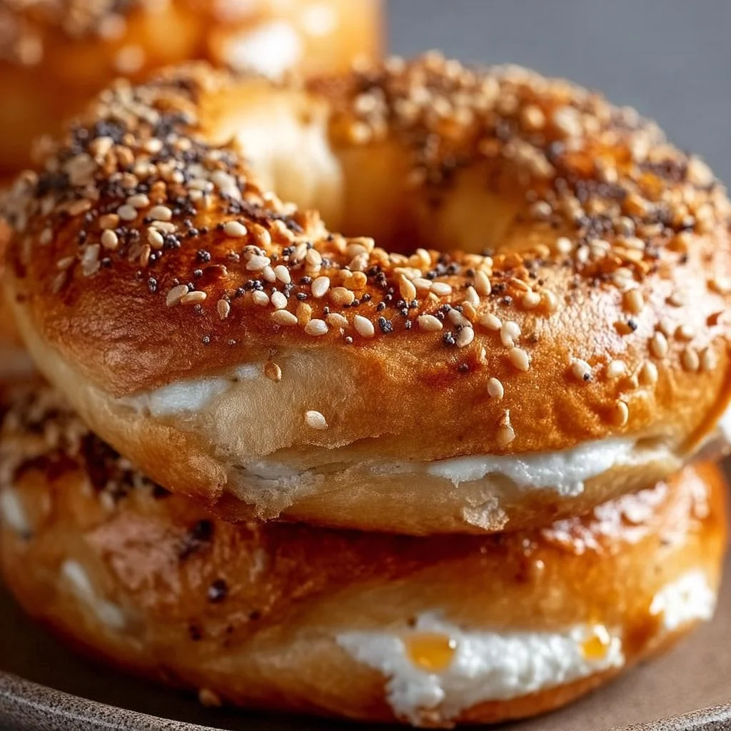 Greek Yogurt Bagels