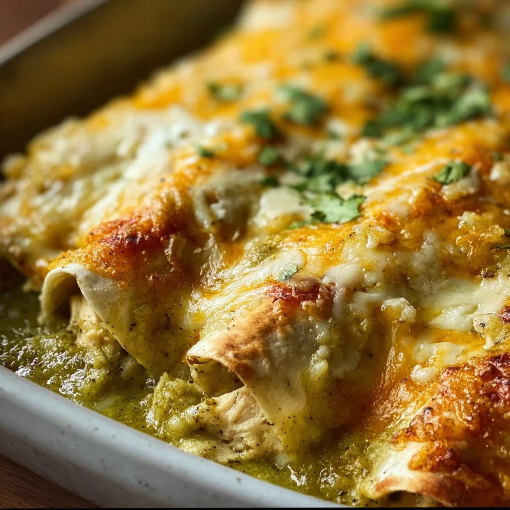 Green Chicken Enchiladas
