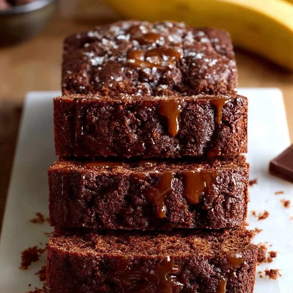 Healthy Chocolate Banana Bread